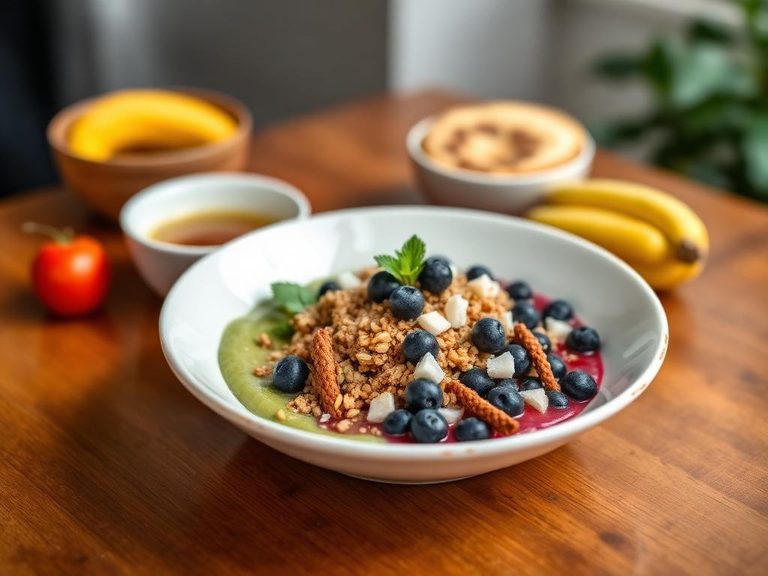 Topping for smoothie bowls