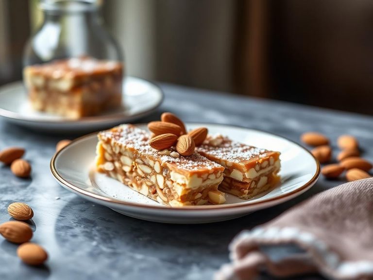 Torrone with almonds