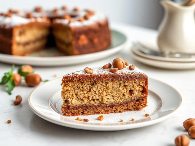 Torta di Nocciole (Italian Hazelnut Cake)