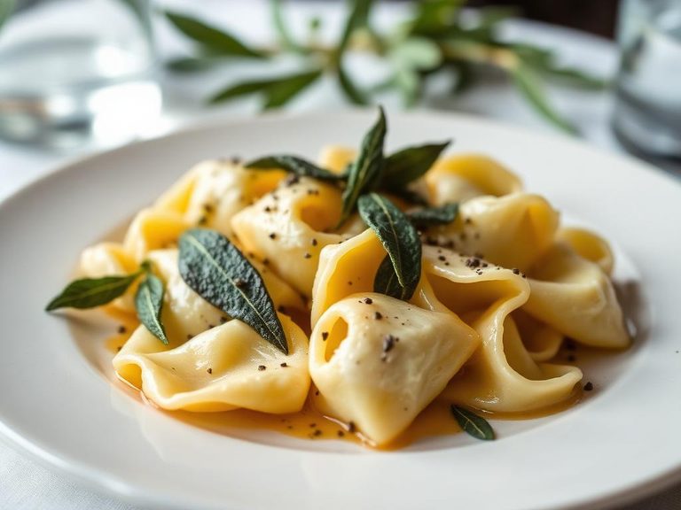 Tortellini with Butter and Sage