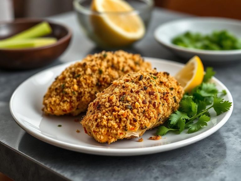 Tortilla Chip Crusted Chicken