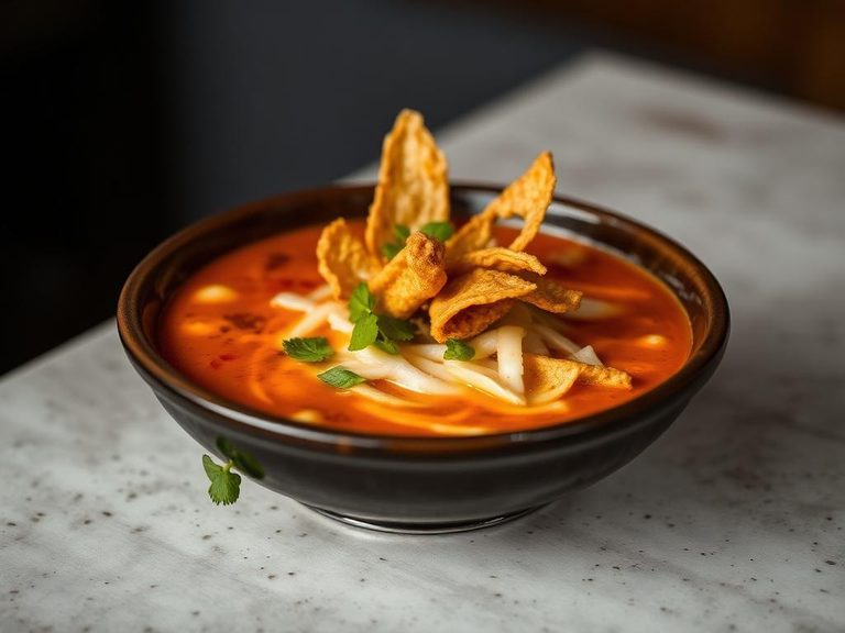Tortilla Soup (fried strips)