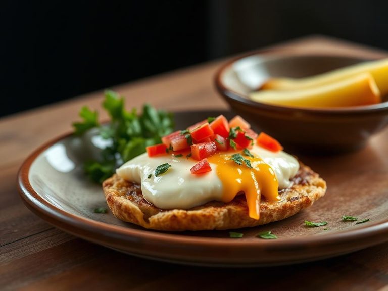 Tostada con Queso