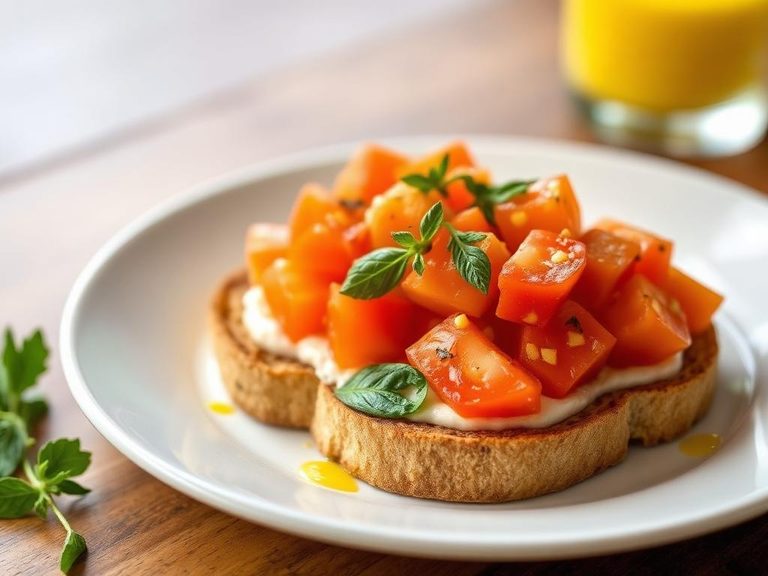 Tostada con Tomate y Aceite
