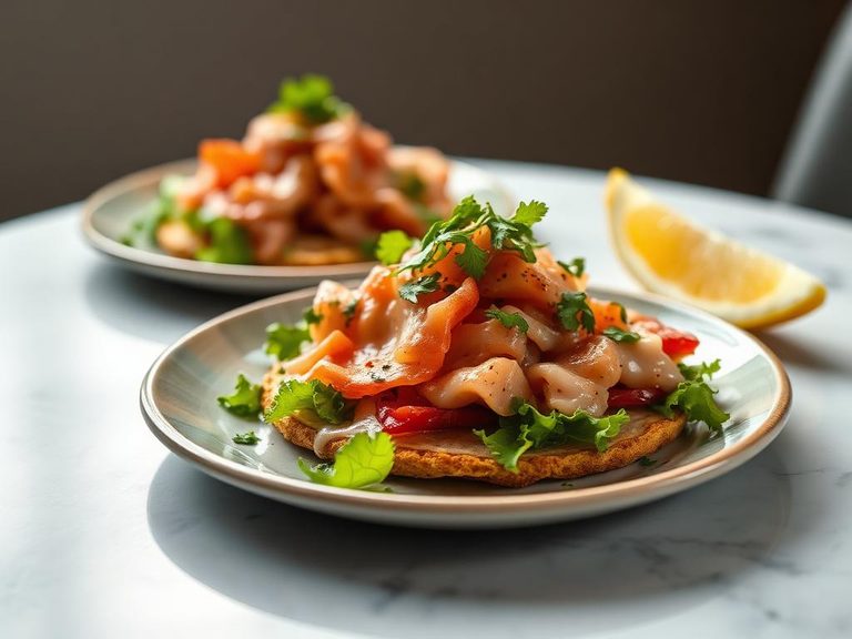 Tostada de lechuga