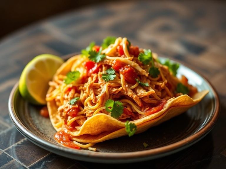 Tostada de tinga