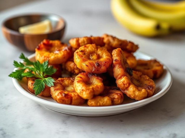 Tostones (twice-fried green plantains)