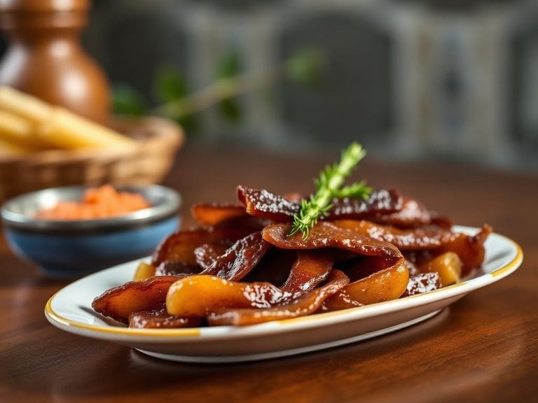 Traditional Alaska Native dried liver strips