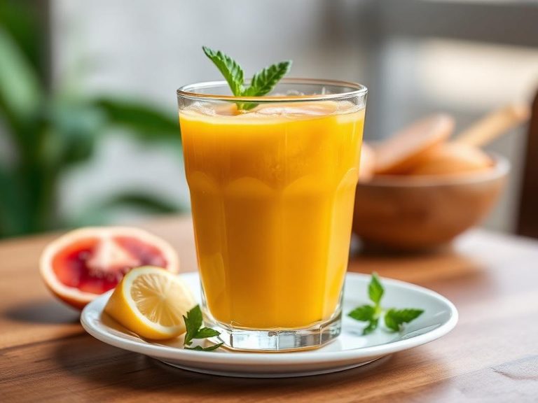 Traditional Brazilian 'atemóia' juice