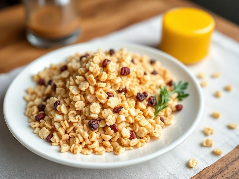 Traditional German 'Weizenkleie' breakfast cereal