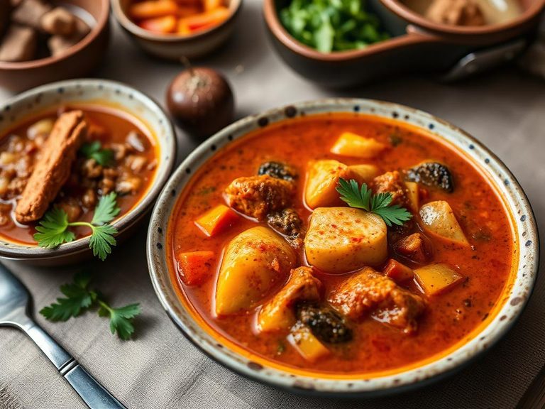 Traditional stews and soups (e.g., Groundnut Soup)