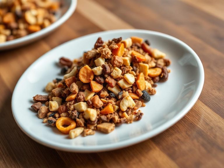 Trail mix component (crumbled)