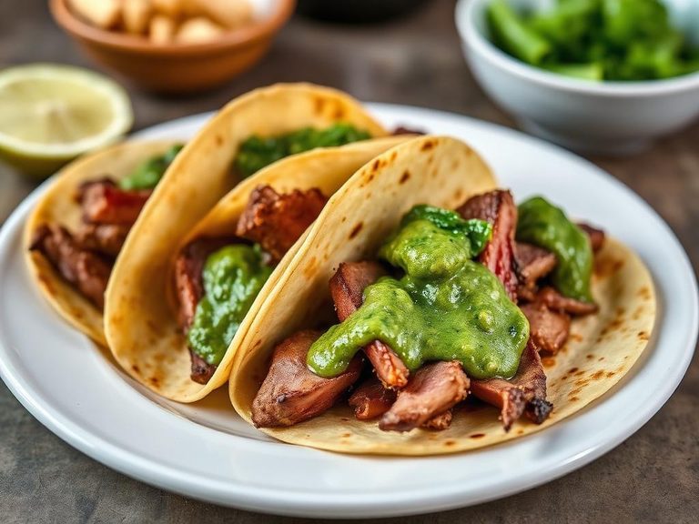 Tri-Tip Tacos with Salsa Verde