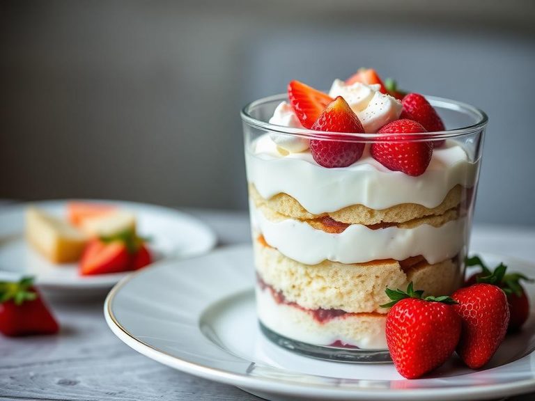 Trifle with Angel Food Cake Layers