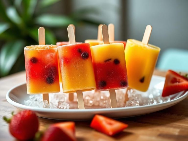 Tropical Fruit Popsicles