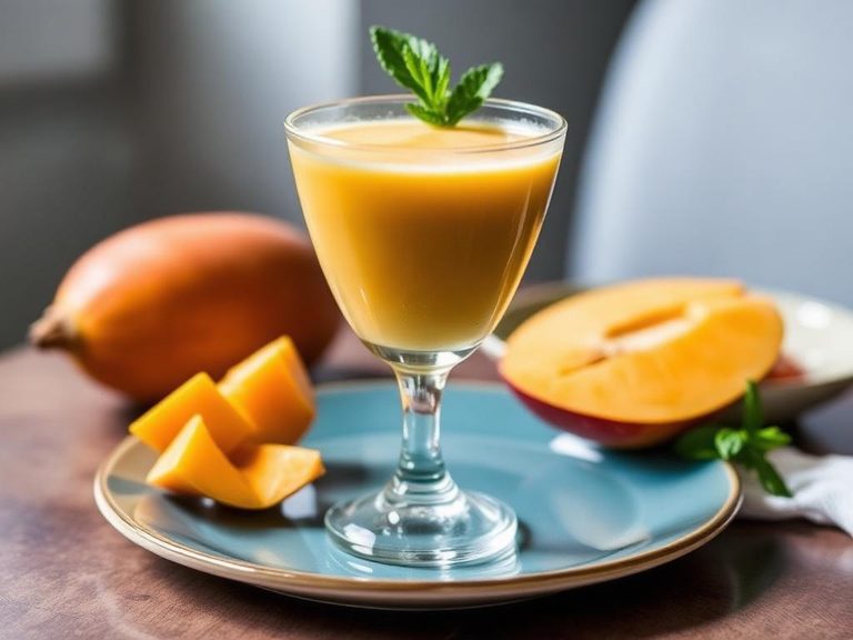 Tropical mango lassi