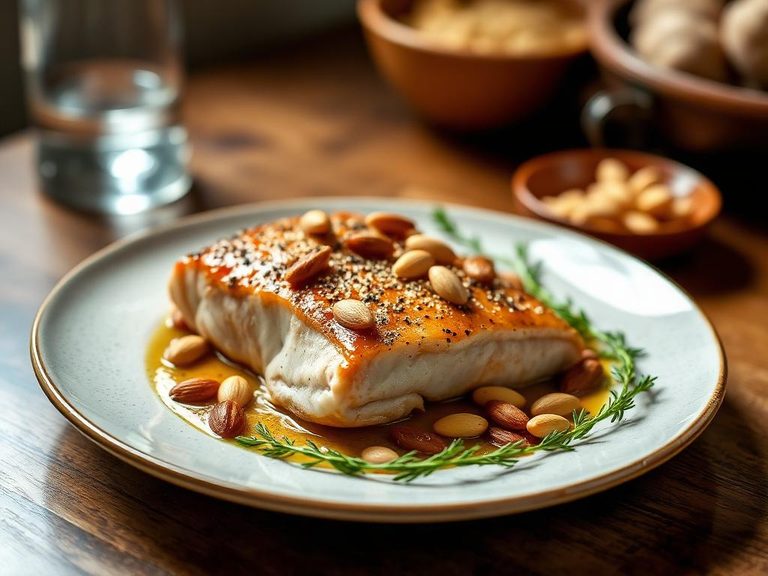 Trout almandine (with almonds)