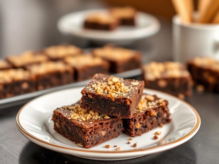 Truffle Crisp Brownies