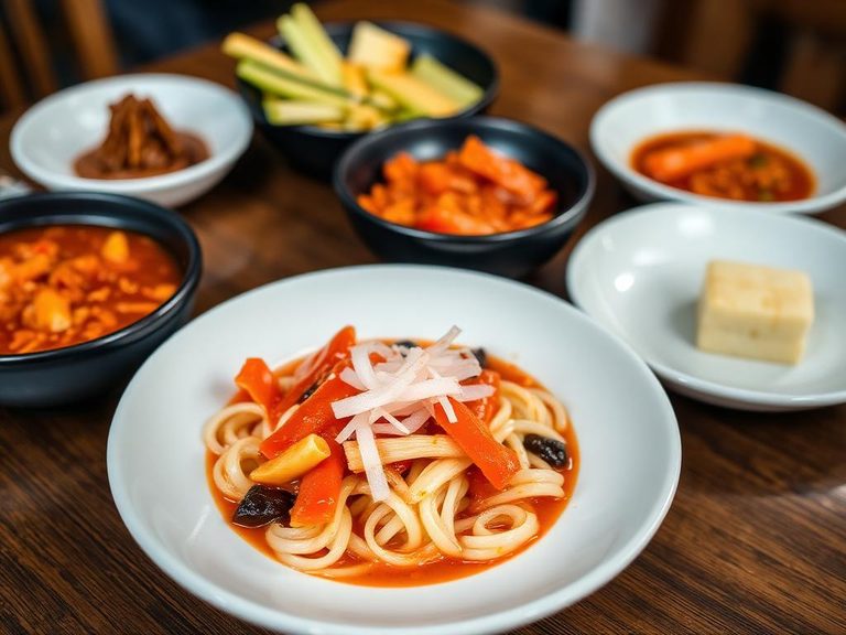 Tteokbokki with Kimchi