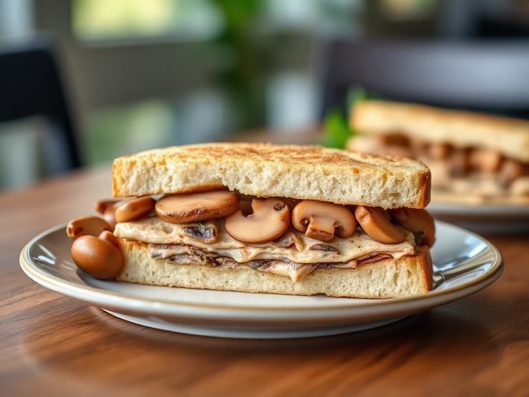 Tuna Melt with Mushrooms