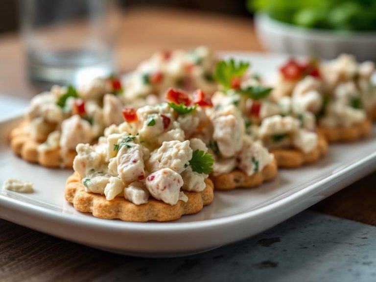 Tuna or Chicken Salad on Crackers