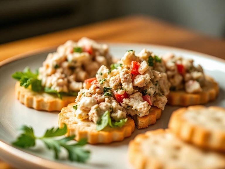 Tuna Salad on Crackers