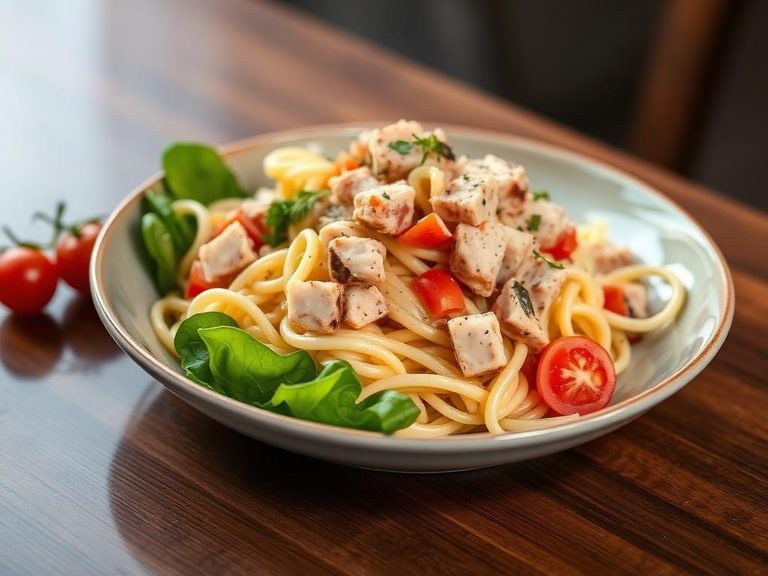 Tuna salad pasta salad