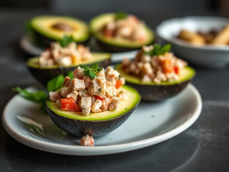 Tuna Salad Stuffed Avocado