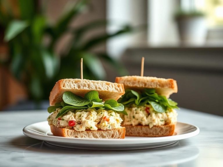 Tuna Salad-style 'Chicken Salad' sandwiches