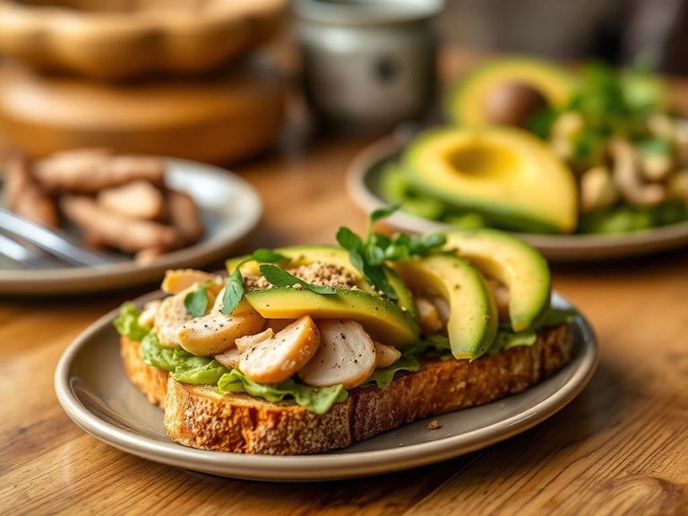 Turkey and avocado toast