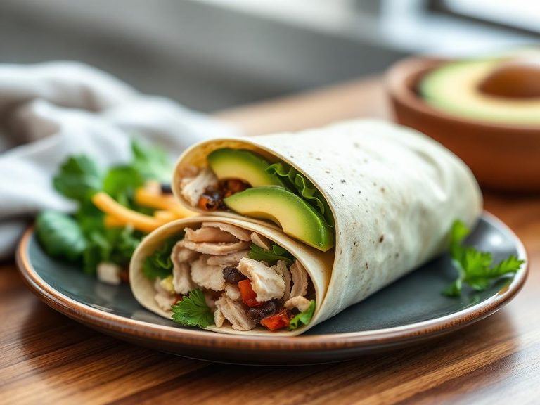 Turkey and Avocado Wrap