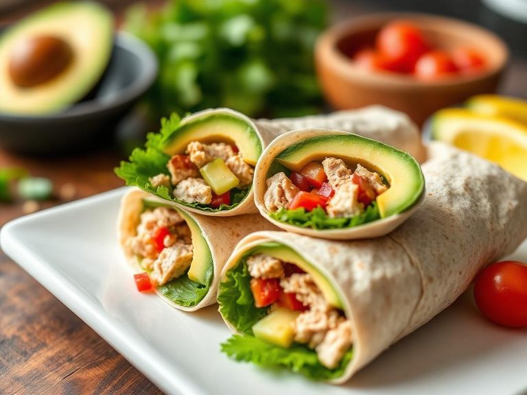 Turkey and Avocado Wraps