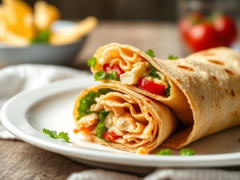 Turkey and cheese wrap