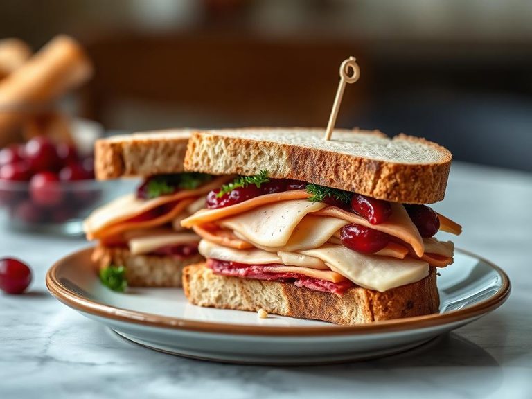 Turkey and Cranberry Panini