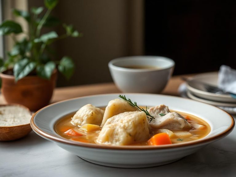 Turkey and Dumpling Soup