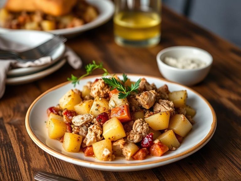 Turkey and Potato Hash