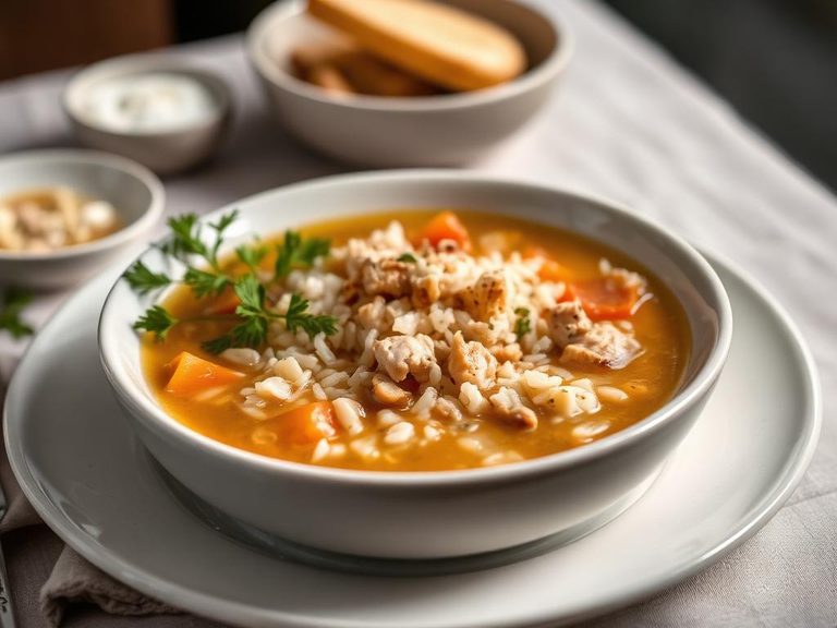 Turkey and Rice Soup
