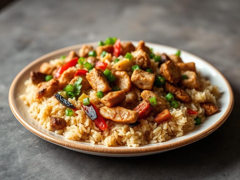 Turkey and Rice Stir-Fry