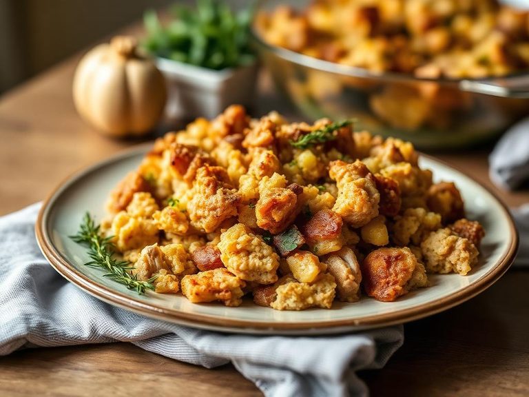 Turkey and Stuffing Casserole