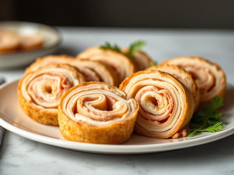 Turkey and Swiss Pinwheels