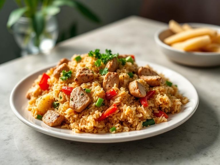 Turkey and Vegetable Fried Rice