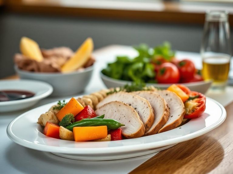 Turkey and Vegetable Platter