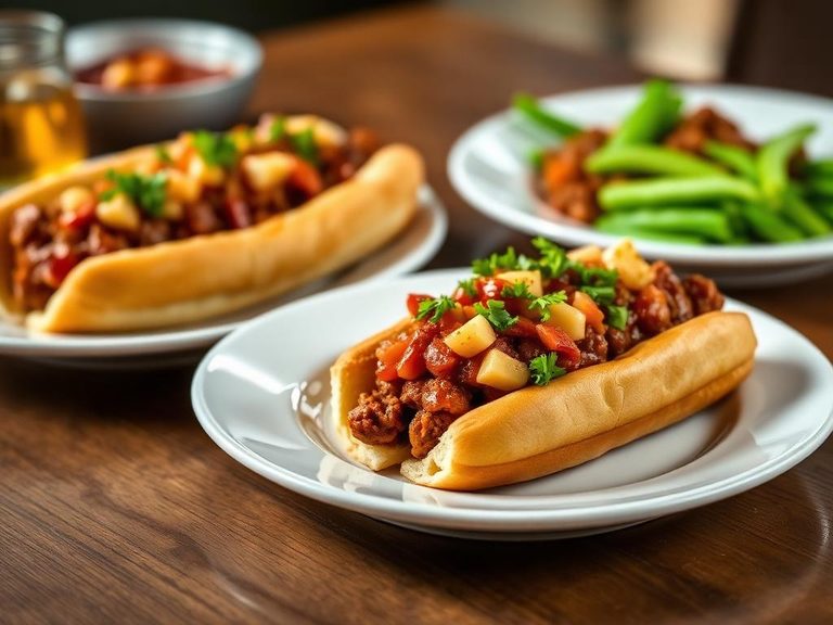 Turkey chili dogs