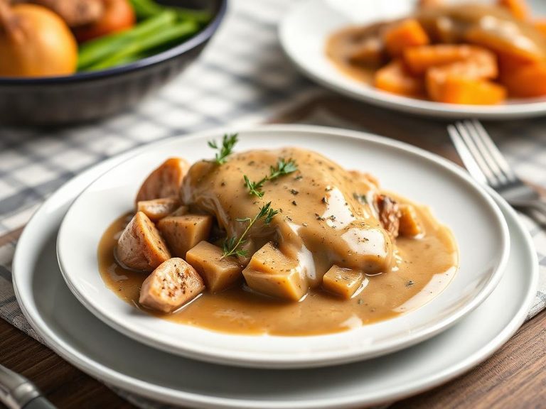 Turkey Dinner with Gravy