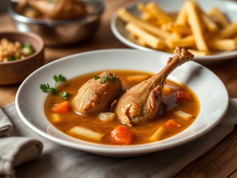 Turkey Drumstick Soup