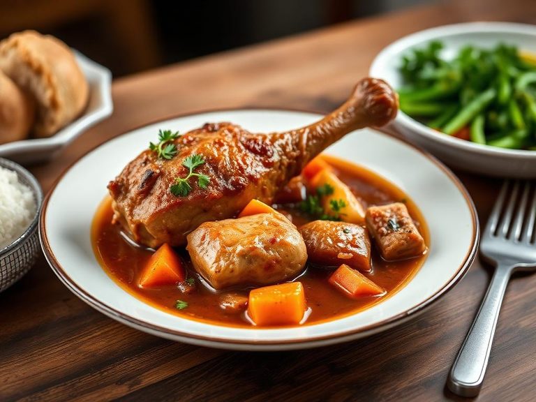 Turkey Drumstick Stew