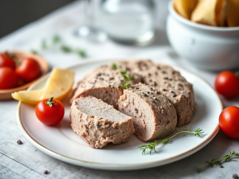 Turkey heart pâté or mousse