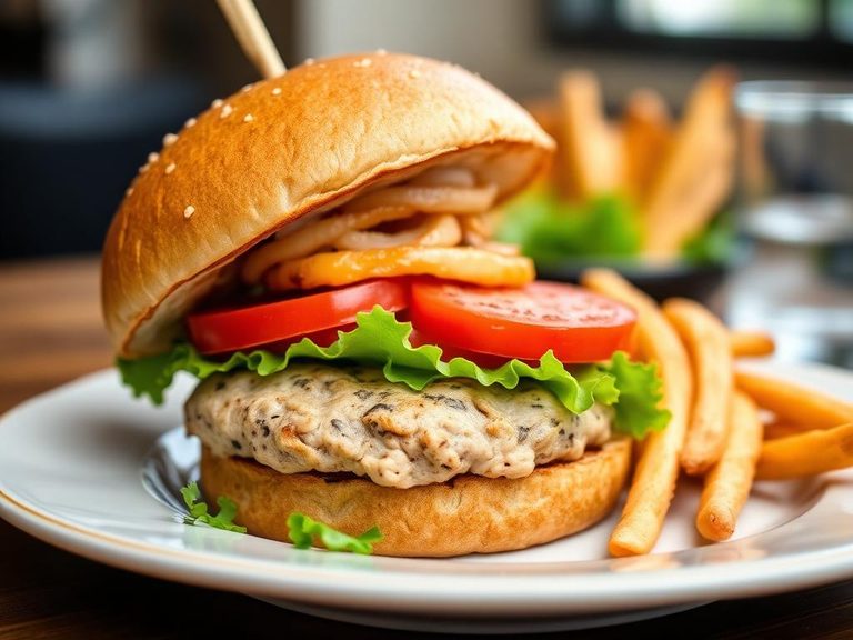 Turkey or Veggie Burger