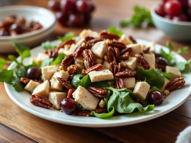 Turkey Salad with Grapes and Pecans