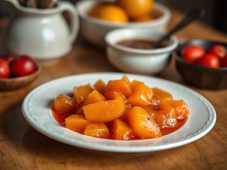 Turkish Apricot Compote (Kayısı Tatlısı)